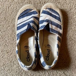 Cloud 9 striped flats